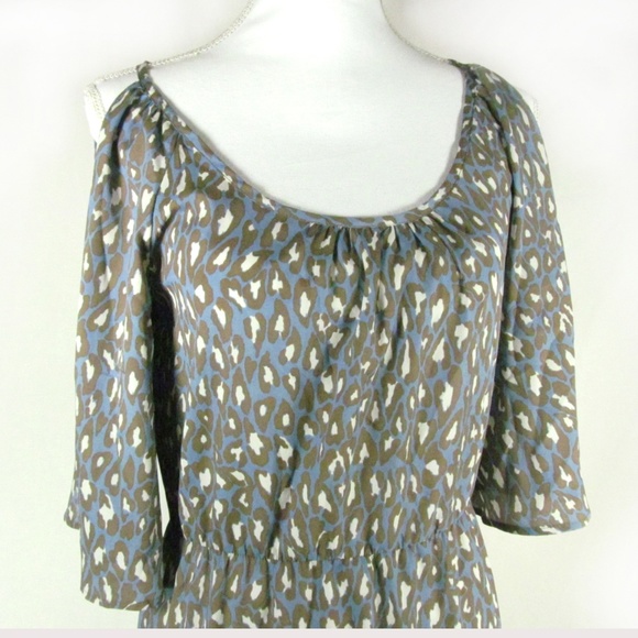 Glam Dress Size S Multi Color Cold Shoulders - Picture 2 of 4